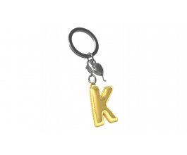 MTM Klíčenka zlatý balonek písmeno K
