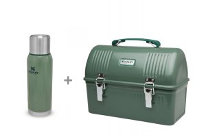 STANLEY Iconic Classic Lunch box 9.4l zelený + termoska