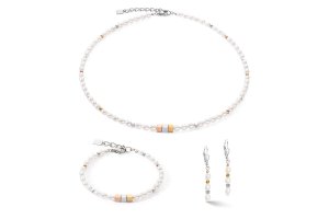 Dárkový set náhrdelnik s náramkem a náušnicemi COEUR DE LION 1107/50-1642