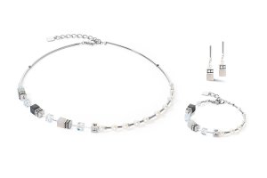 COEUR DE LION Dárkový set náhrdelnik s náramkem a náušnicemi 001122/50-1217