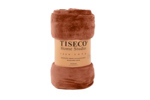 TISECO Pléd COSY mikroplyš 150 x 200 cm kaštanový
