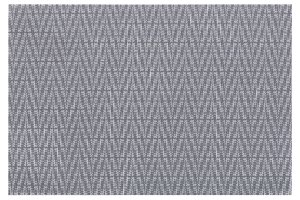 TISECO Prostírání Chevron 30 x 45 cm šedé