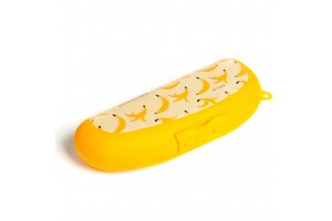 DBP Krabička na banán s potiskem žlutá