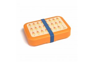 DBP Box na svačinu s gumičkou oranžový Nanuk