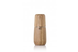 AdHoc Mlýnek na pepř nebo sůl Yono, CeraCut, dubové dřevo přírodní 15 cm