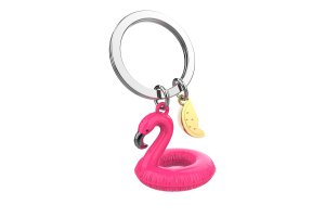 MTM Klíčenka Flamingo růžová